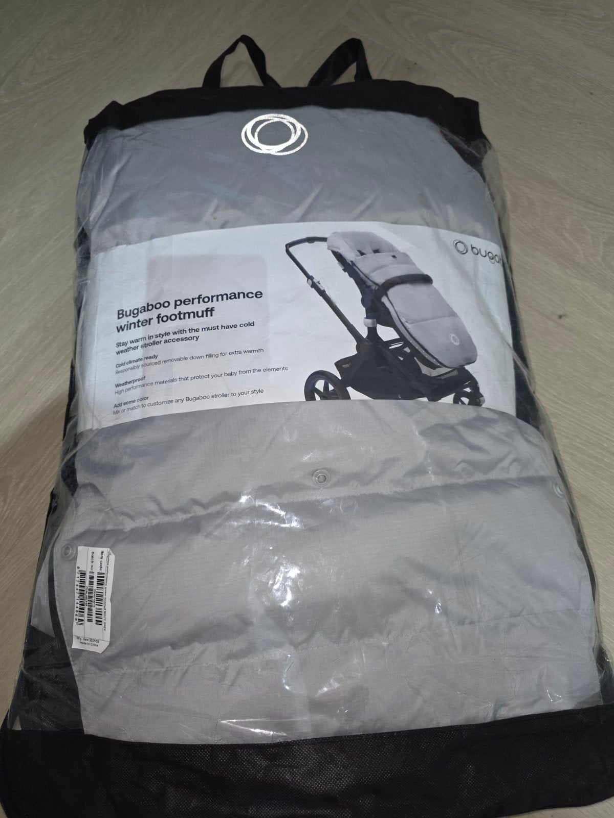 Bugaboo Performance Winter Voetenzak Misty Grey, Ophalen of Verzenden, Nieuw, Combiwagen, Bugaboo