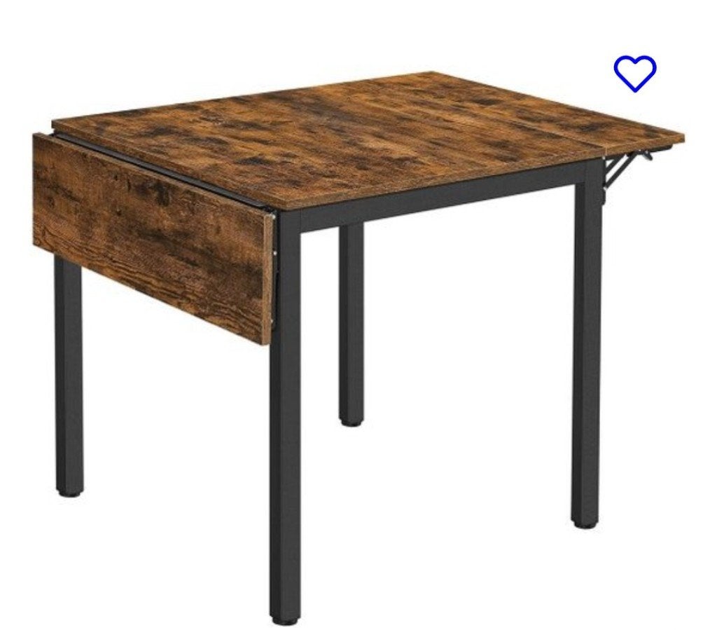 Nieuwe Inklapbare houten tafel, Huis en Inrichting, Tafels | Eettafels, Ophalen, 100 tot 150 cm, Vintage/ industrieel, Nieuw