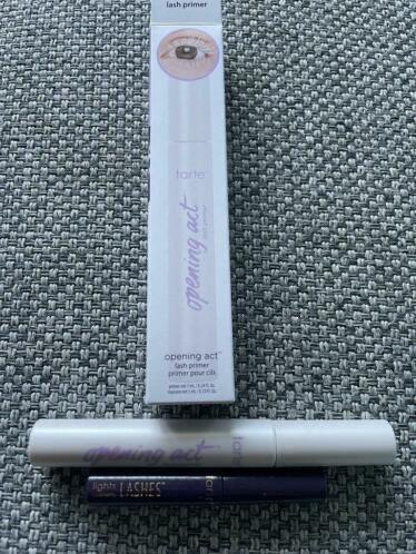Tarte Opening Act Lash Primer & travelsize mascara- Nieuw!, Nieuw, Ophalen of Verzenden, Make-up, Overige kleuren