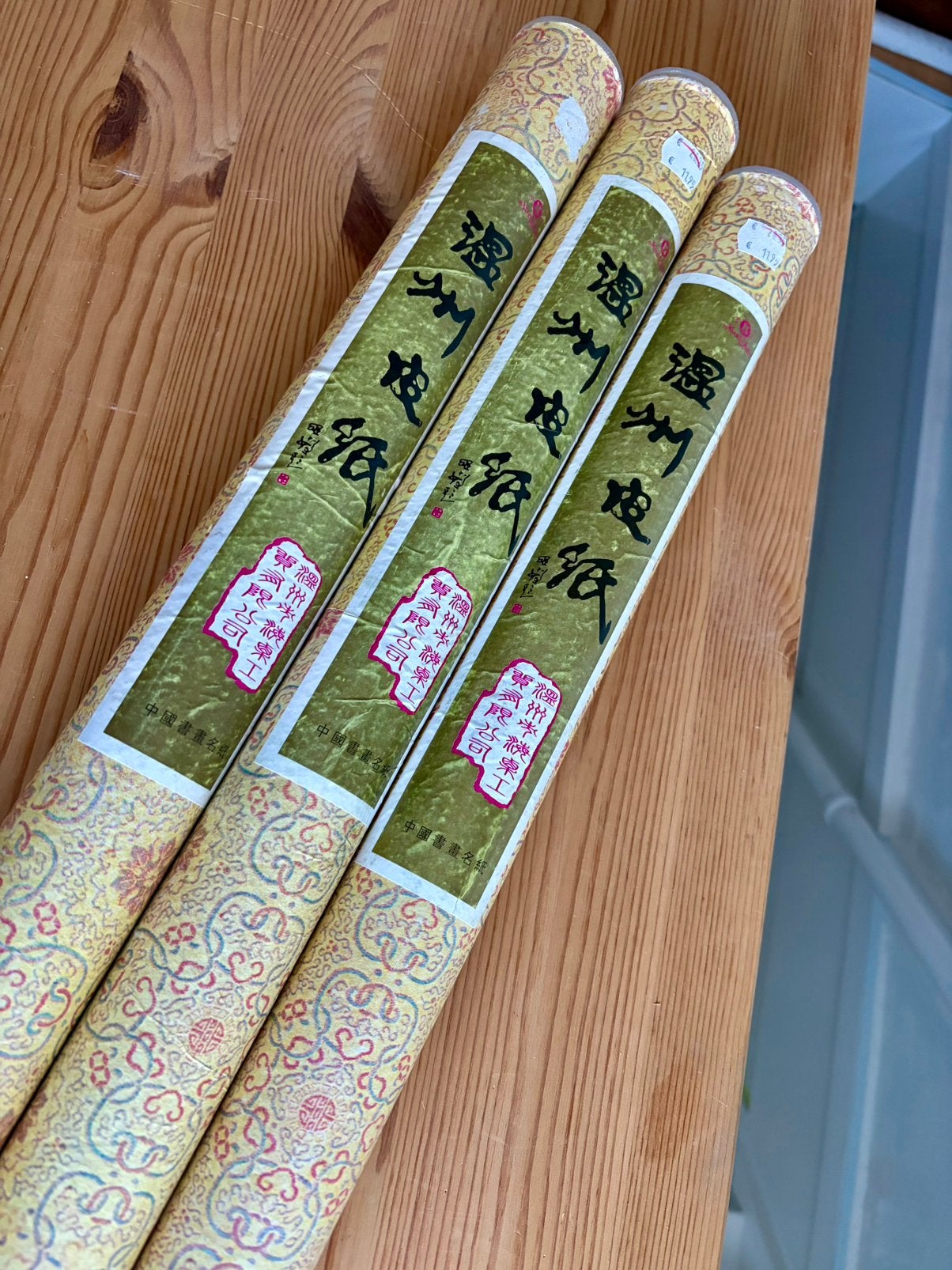 3 rollen Origineel sumie schilderpapier, Ophalen of Verzenden, Nieuw, Overige typen