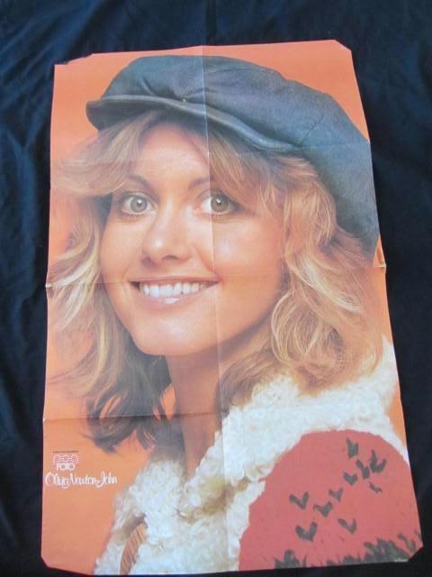 Diverse oude posters Olivia Newton-John, Verzamelen, Posters, Gebruikt, Muziek, A1 t/m A3, Rechthoekig Staand, Ophalen of Verzenden