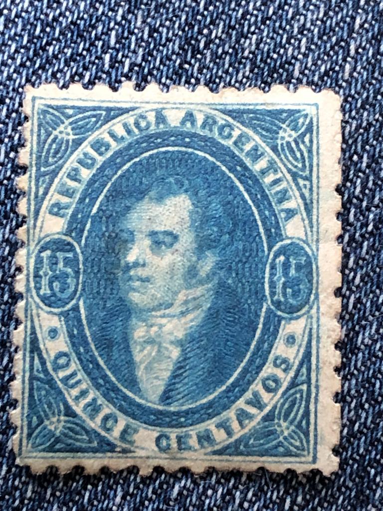 Argentinië Michel 13 ongebruikt .Pracht exemplaar !, Postzegels en Munten, Ophalen of Verzenden, Zuid-Amerika