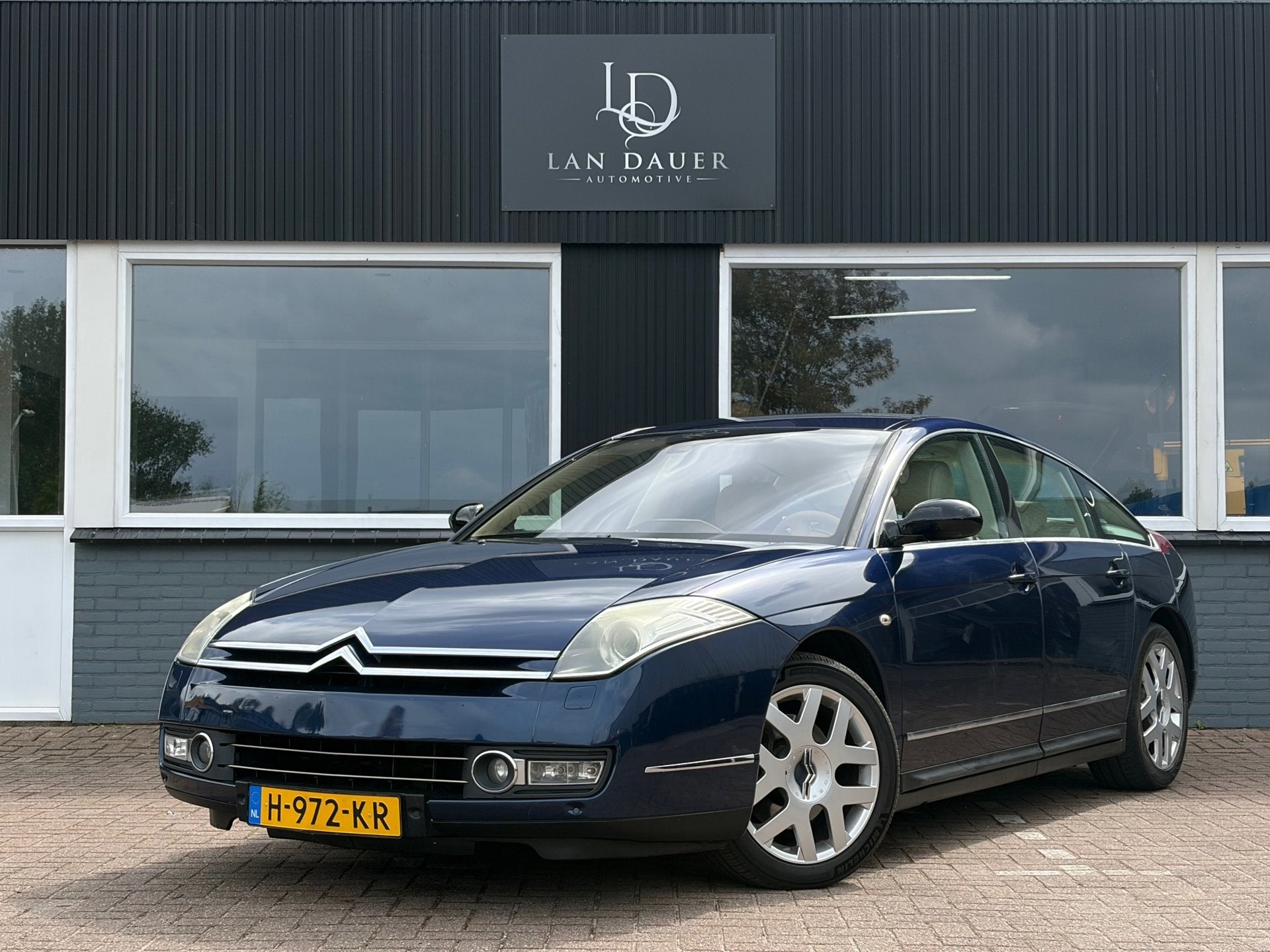 Citroen C6 3.0 V6 / Automaat / beige Interieur Nette wagen!, Auto's, Gebruikt, C6, 2946 cc, Blauw