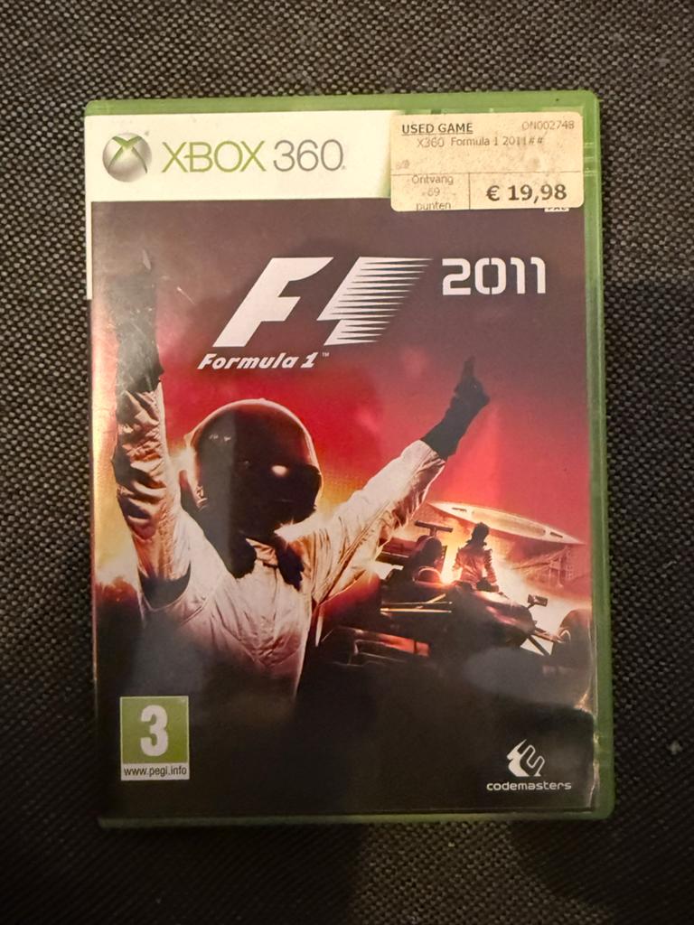 F1 2011 Xbox 360 - Racegame van Codemasters, Spelcomputers en Games, Games | Xbox 360, Gebruikt, Racen en Vliegen, 1 speler, Vanaf 3 jaar