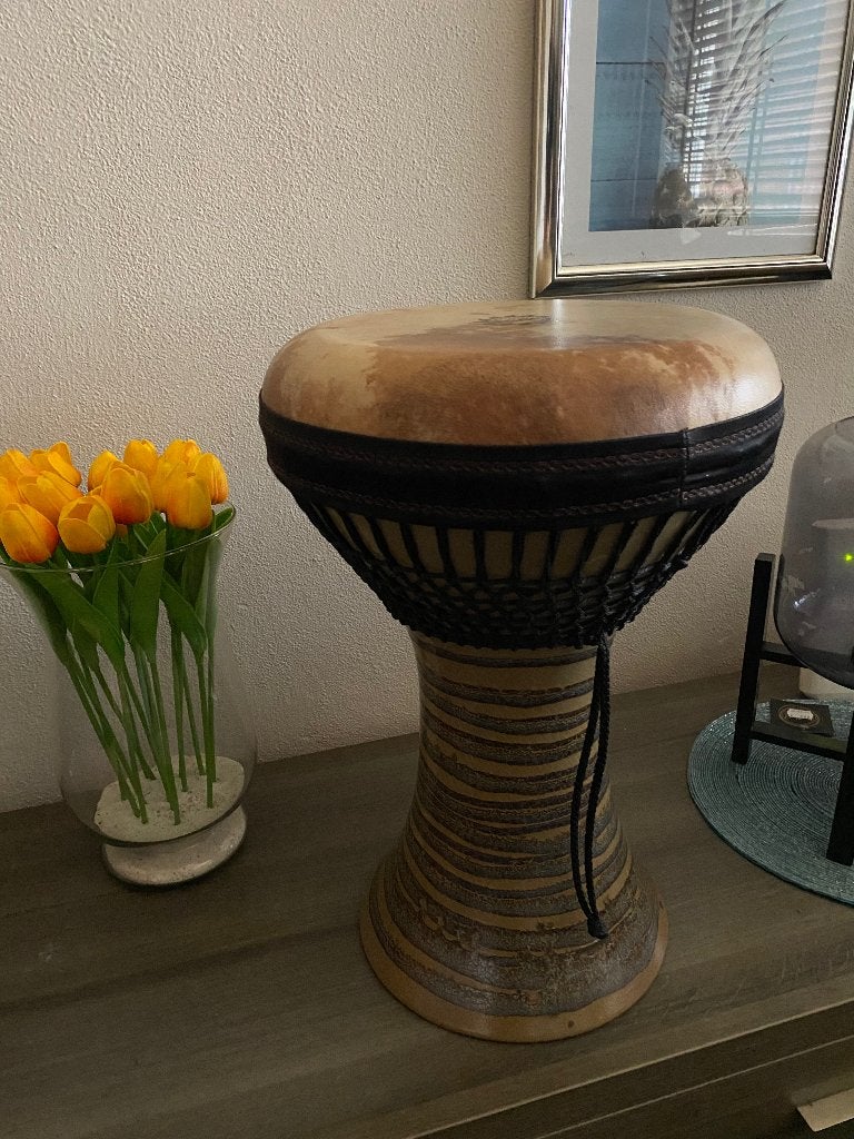 Baraka 9” Silverline Sombaty/Darbuka, Muziek en Instrumenten, Percussie, Ophalen, Zo goed als nieuw, Trommel