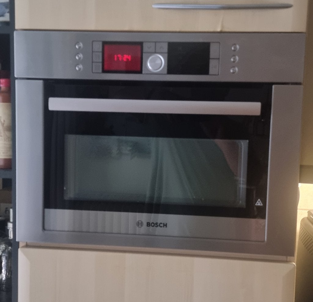Inbouwoven Bosch, Witgoed en Apparatuur, Ovens, Minder dan 45 cm, Gebruikt, Combi-oven, Inbouw