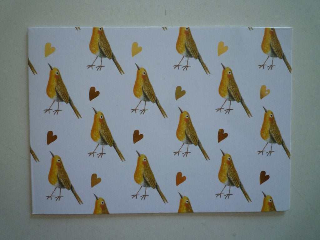 Roodborstje vogels hartjes, Verzenden, 1980 tot heden, Hond of Kat