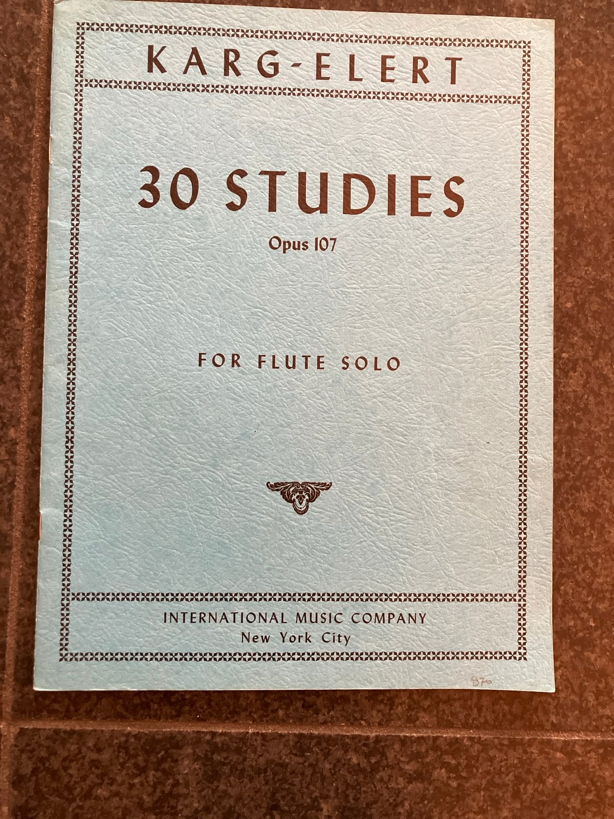 Karg-Elert: 30 Studies Opus 107 voor fluit solo, Muziek en Instrumenten, Klassiek, Les of Cursus, Dwarsfluit of Piccolo, Ophalen of Verzenden
