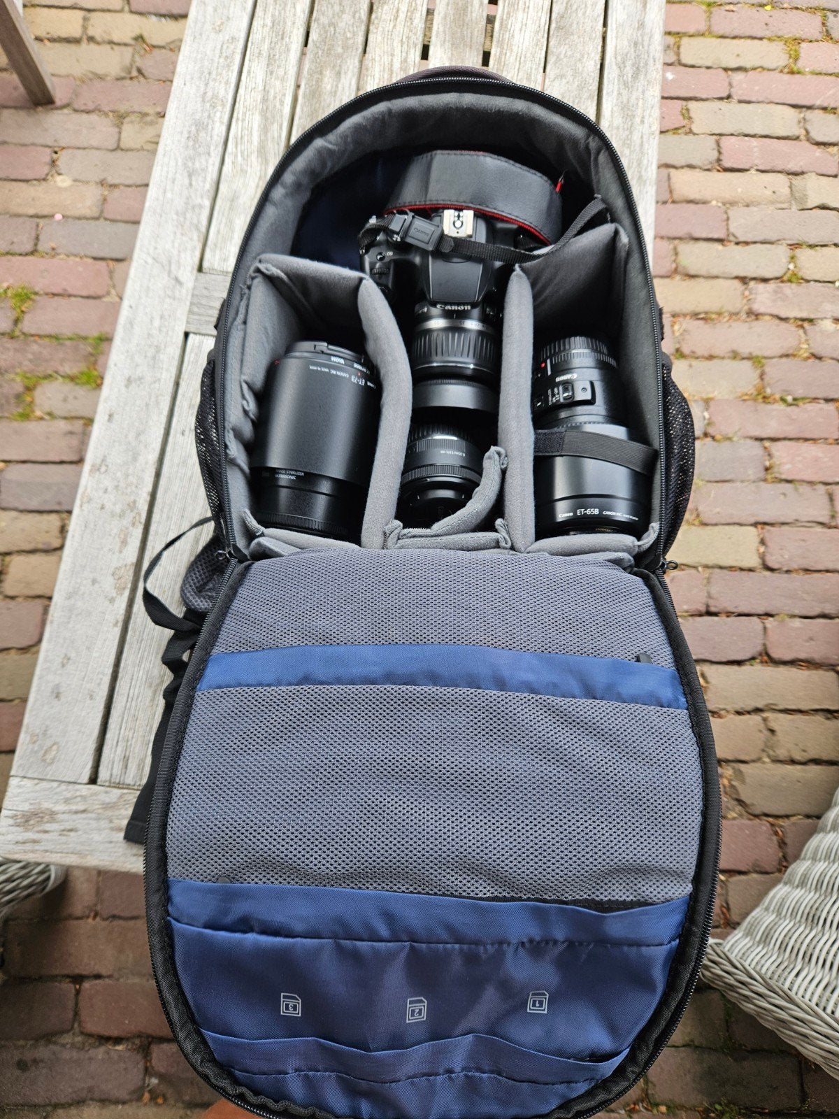 Cullmann Cameratas Rugzak - Zo goed als nieuw, Audio, Tv en Foto, Ophalen of Verzenden, Zo goed als nieuw, Rugtas, Overige merken