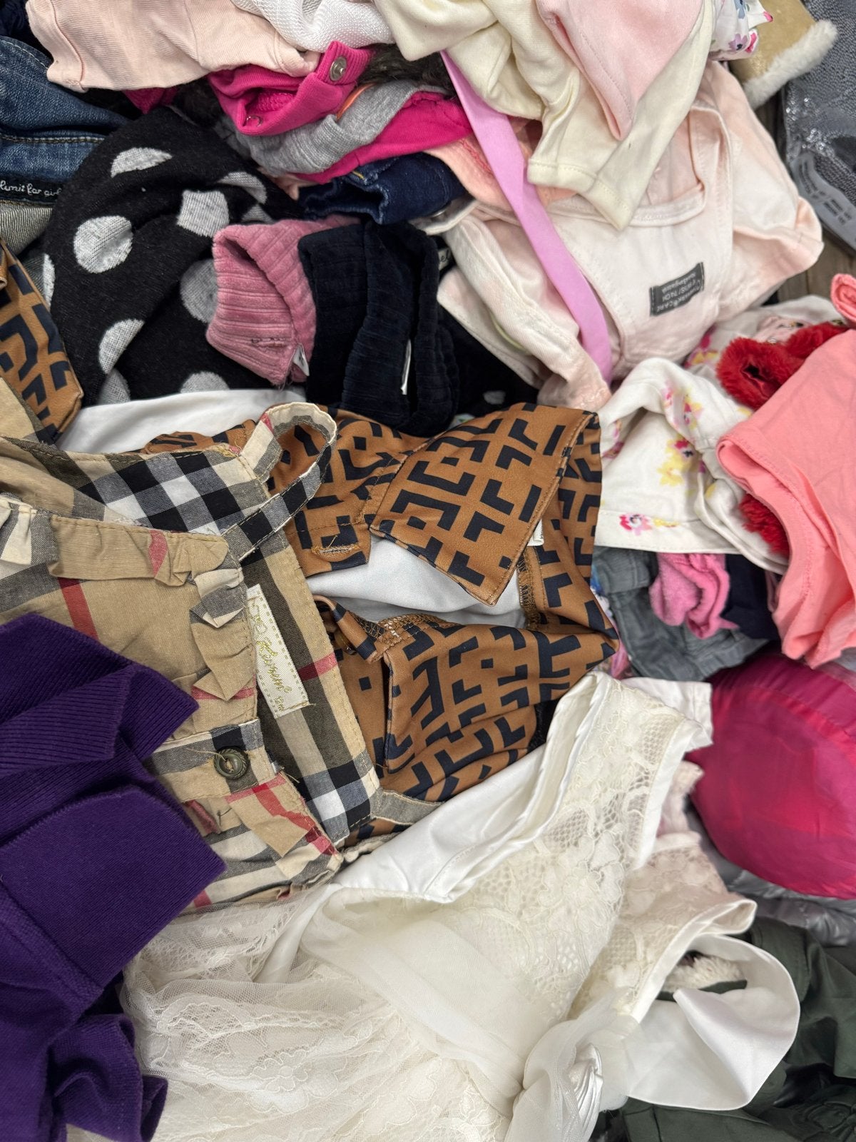 Grote partij babymeisje kledng en kinderkleding, Ophalen of Verzenden, Gebruikt