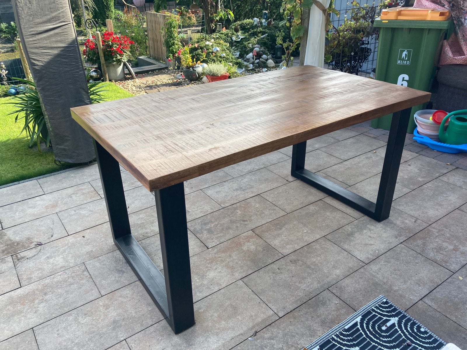 Eettafel, Huis en Inrichting, Ophalen, Gebruikt, 50 tot 100 cm, 150 tot 200 cm