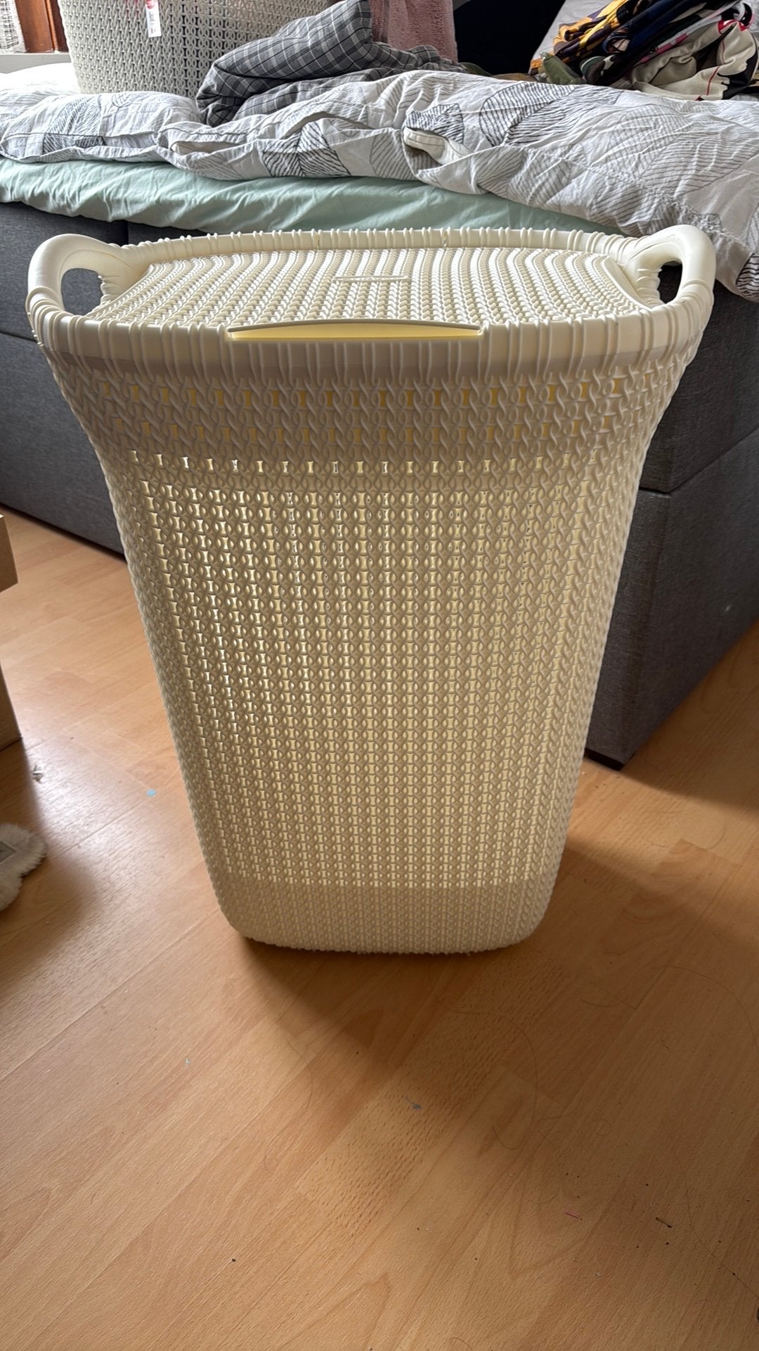 Wasmand curver, Ophalen, Zo goed als nieuw, Wit