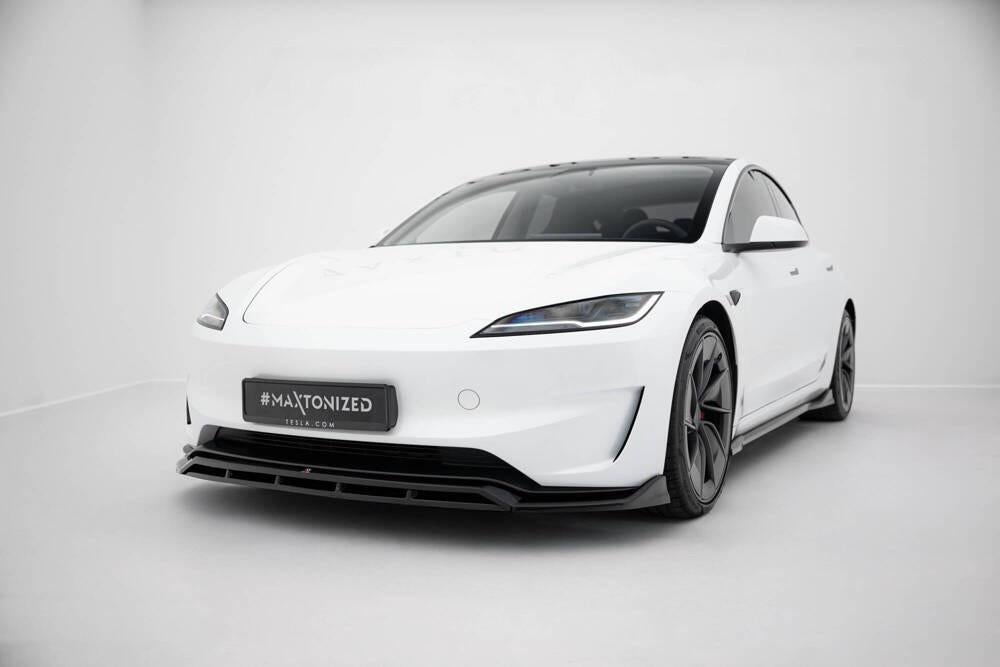 Voorlip sideskirt diffuser spoiler Tesla Model 3 Performance, Auto diversen, Tuning en Styling, Ophalen of Verzenden