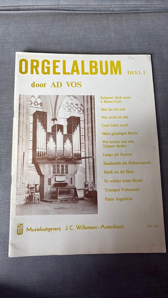 Orgelalbum Ad Vos deel 1, Ophalen of Verzenden, Zo goed als nieuw, Les of Cursus, Klassiek