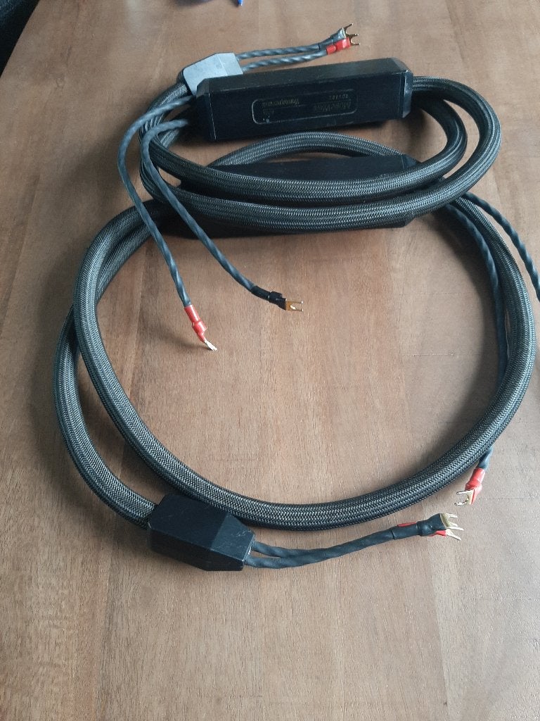 TRANSPARENT MUSICWAVE SUPER  luidsprekerkabels, Ophalen, Zo goed als nieuw, 2 tot 5 meter, Luidsprekerkabel