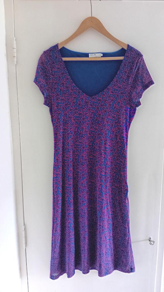 Sissy Boy mesh jurk blauw bloemenprint rood M, Kleding | Dames, Maat 38/40 (M), Blauw, Sissy-Boy, Ophalen of Verzenden
