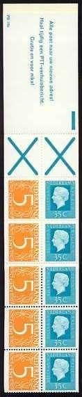 Nederland Postzegelboekje 19b postfris, Postzegels en Munten, Postzegels | Nederland, Ophalen of Verzenden, Na 1940, Postfris