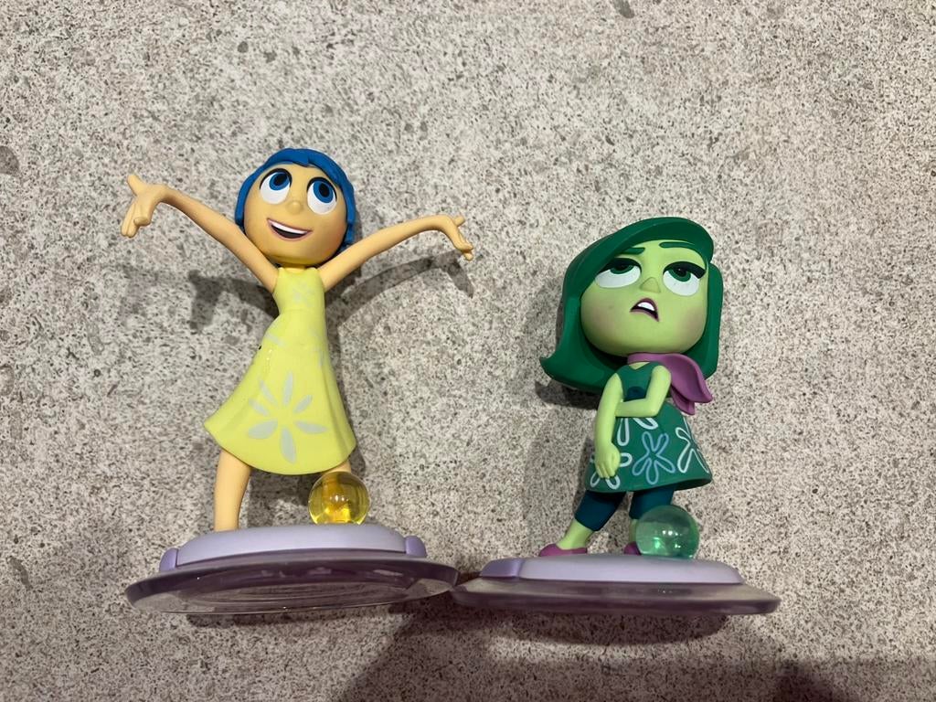 Disney infinity poppetjes inside out, Ophalen of Verzenden, Overige figuren, Zo goed als nieuw, Beeldje of Figuurtje