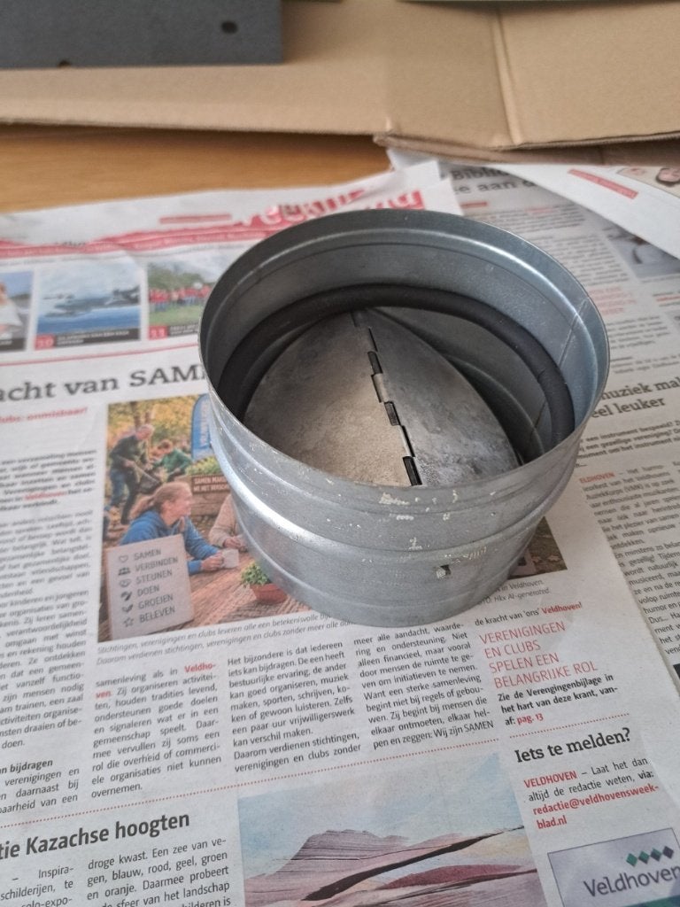 terugslagklep afzuigkap, Ophalen of Verzenden, Gebruikt, Overige typen