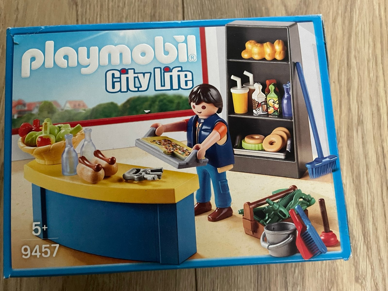 Playmobil City Life 9457 Schoolconciërge met kiosk, compleet, Kinderen en Baby's, Speelgoed | Playmobil, Ophalen of Verzenden