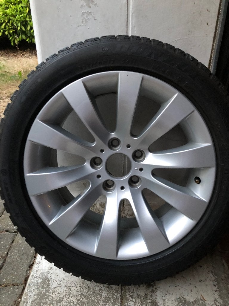 Set zgan lichtmetalen velgen origineel BMW Styling 244, Auto-onderdelen, Banden en Velgen, Ophalen, Velg(en), Nieuw, 17 inch