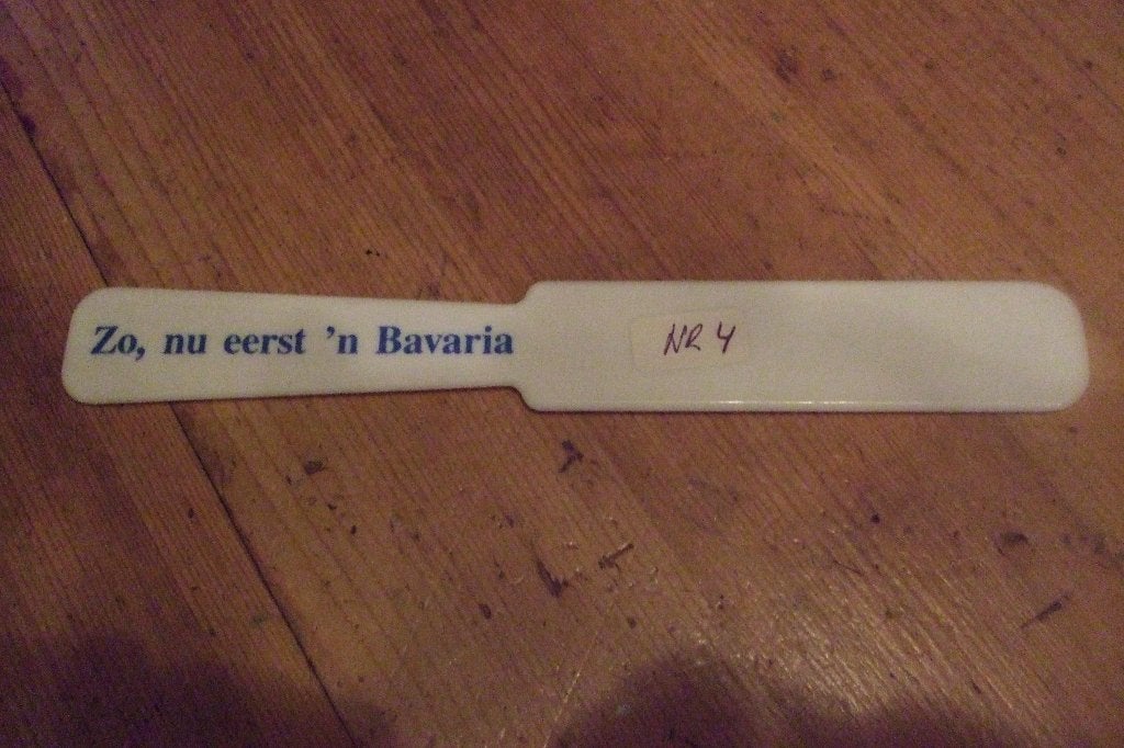 Bavaria bier bierspatel (nr.4), Ophalen of Verzenden, Nieuw, Overige typen, Bavaria