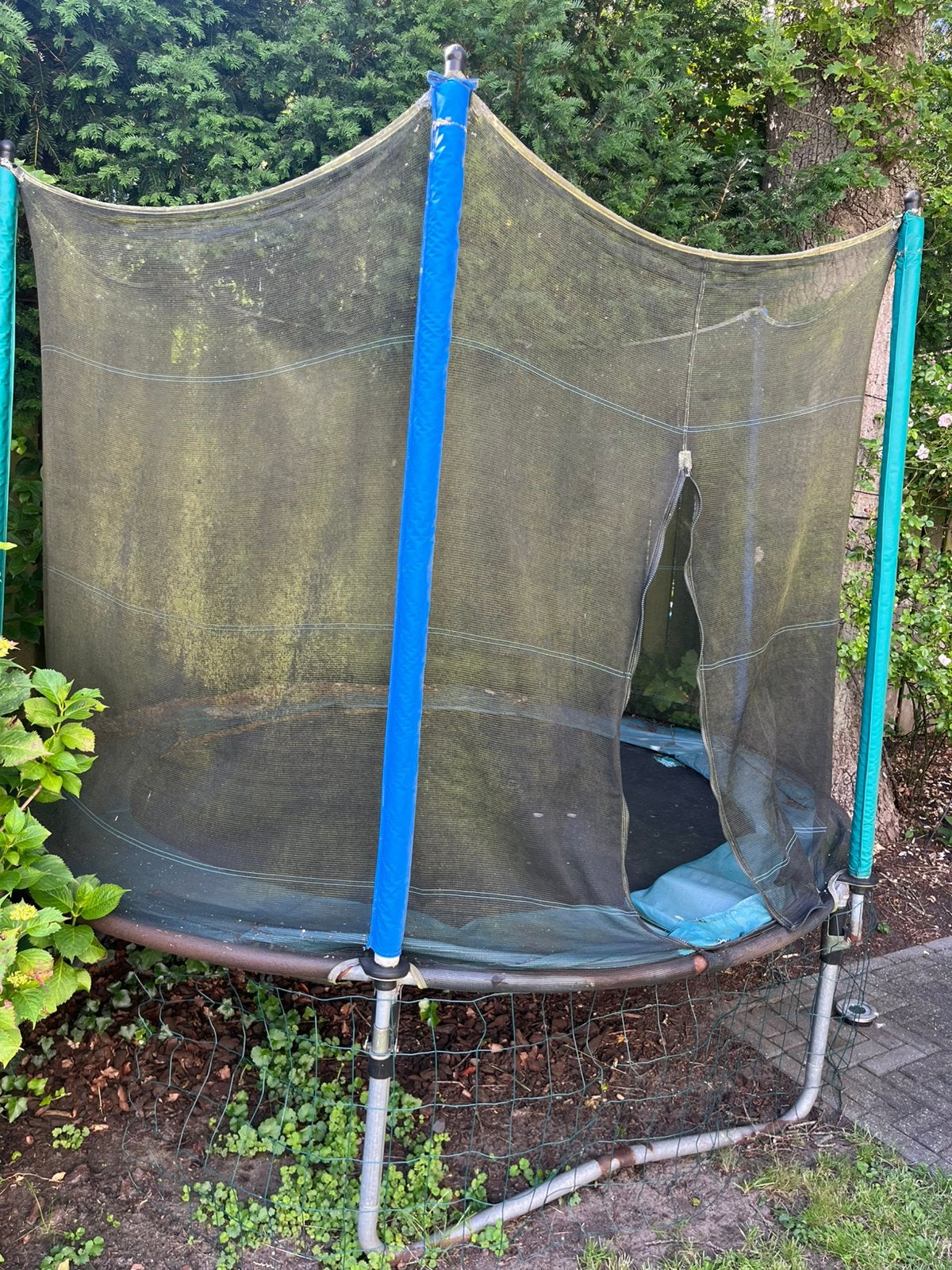 Gratis trampoline, Ophalen, Gebruikt