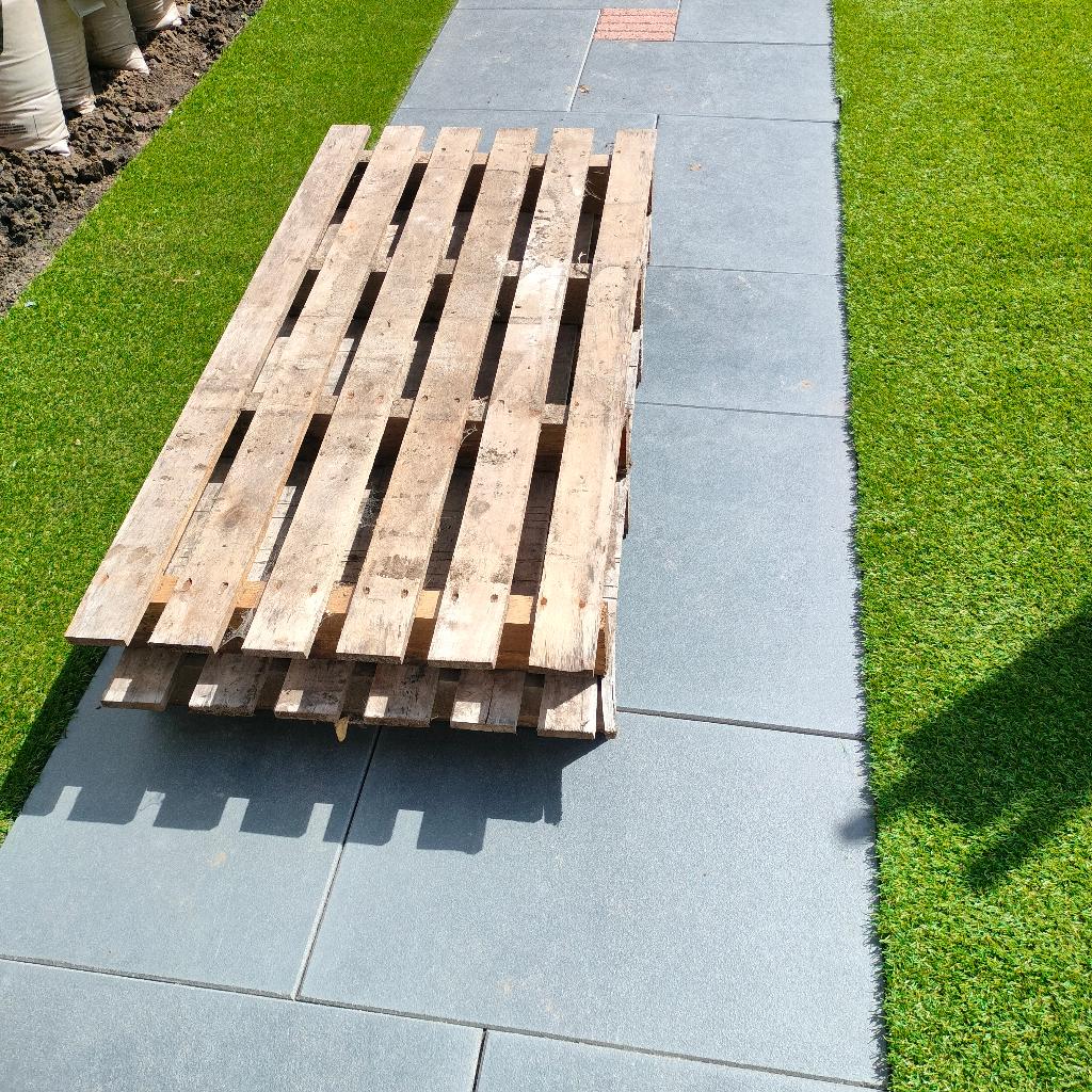 Pallets, Doe-het-zelf en Verbouw, Hout en Planken, Ophalen, Zo goed als nieuw, 50 mm of meer, Pallet