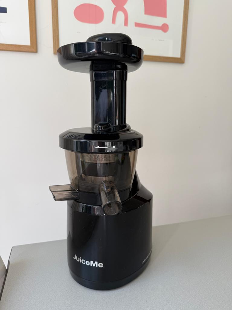 JuiceMe Slowjuicer topconditie, zeer krachtig, sapcentrifuge, Witgoed en Apparatuur, Ophalen, Zo goed als nieuw, Elektrisch, Slowjuicer