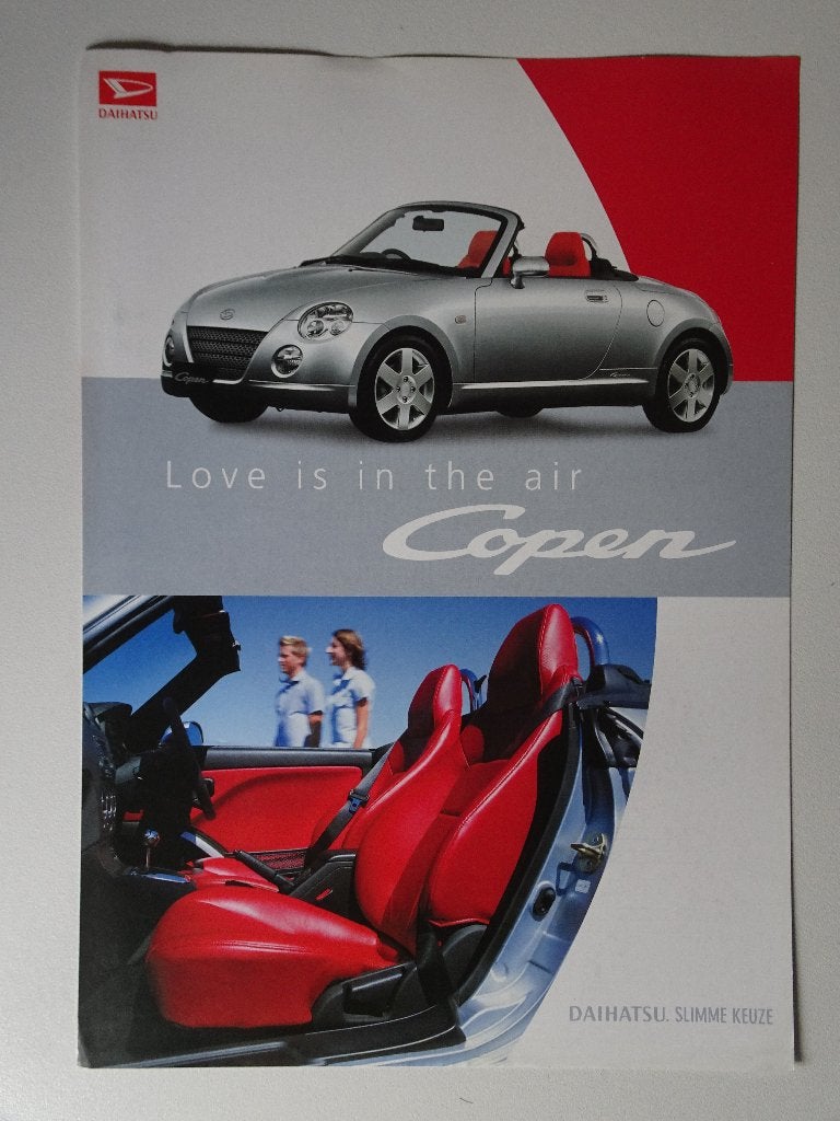 Daihatsu Copen brochure - Love is in the air, Ophalen of Verzenden, Overige merken, Daihatsu, Zo goed als nieuw