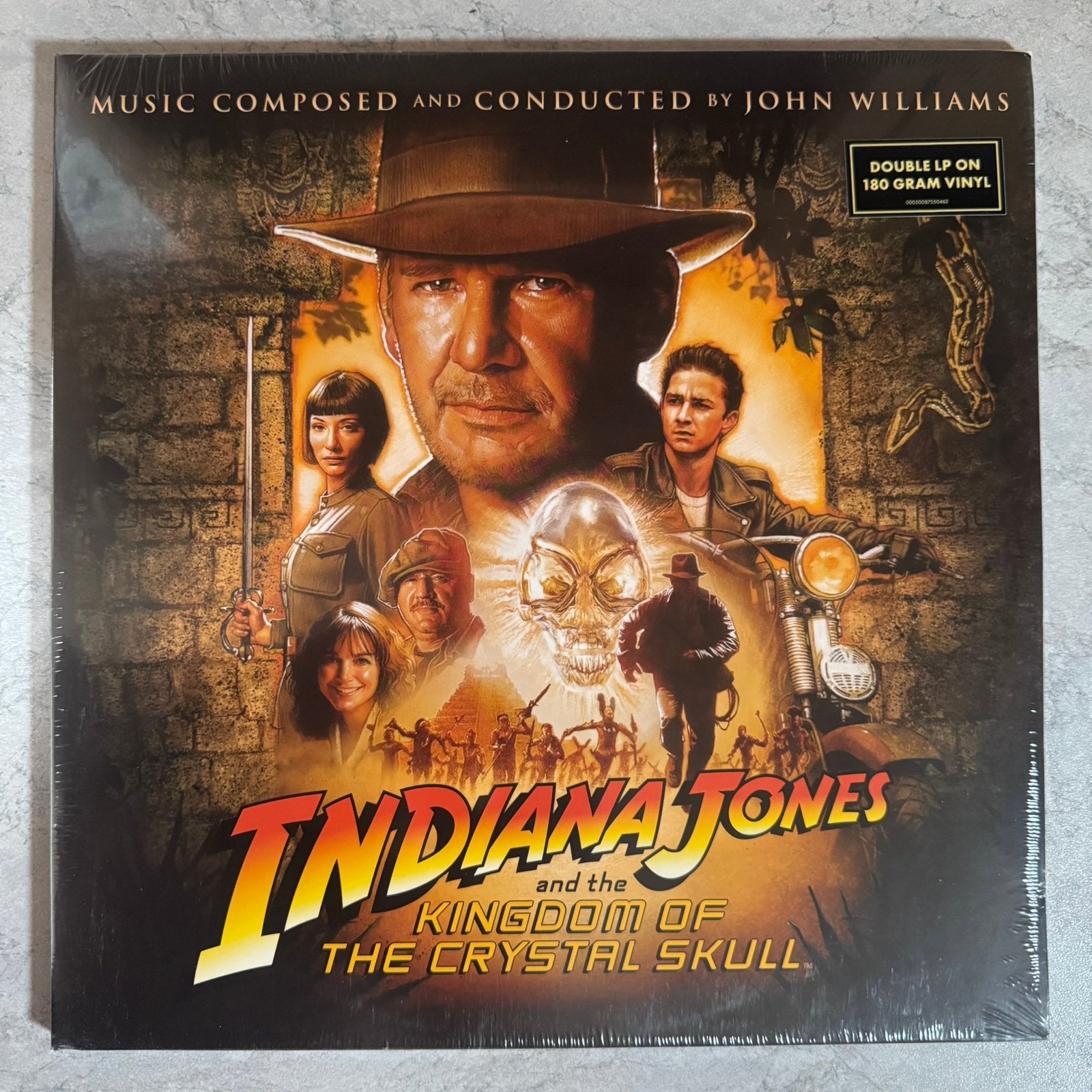 John Williams Indiana Jones Kingdom Of The Crystal Scull 2LP, Soundtrack, Geseald, Ophalen of Verzenden, 12 inch