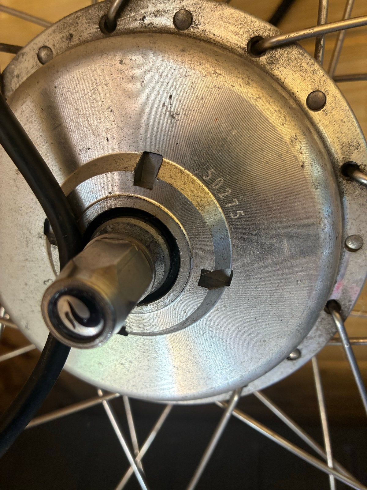 Voorwiel met motor voor Batavus Fuego E-Go e-bike, Gebruikt, Aluminium, Ophalen, Elektrische fiets