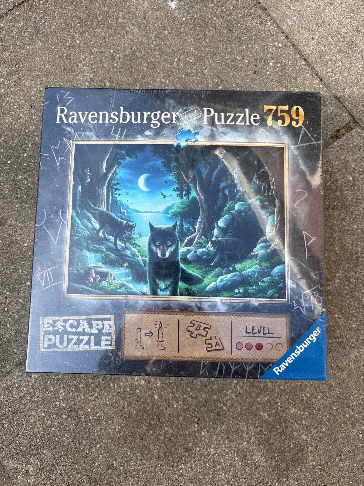 Ravensburger Escape Puzzle 759 - Wolven in het bos, Een of twee spelers, Ophalen of Verzenden, Nieuw