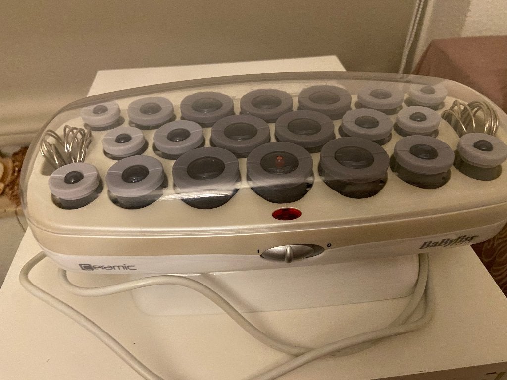 BaByliss Ceramic Warmterollerset / Krulset, Sieraden, Tassen en Uiterlijk, Uiterlijk | Haarverzorging, Ophalen, Zo goed als nieuw