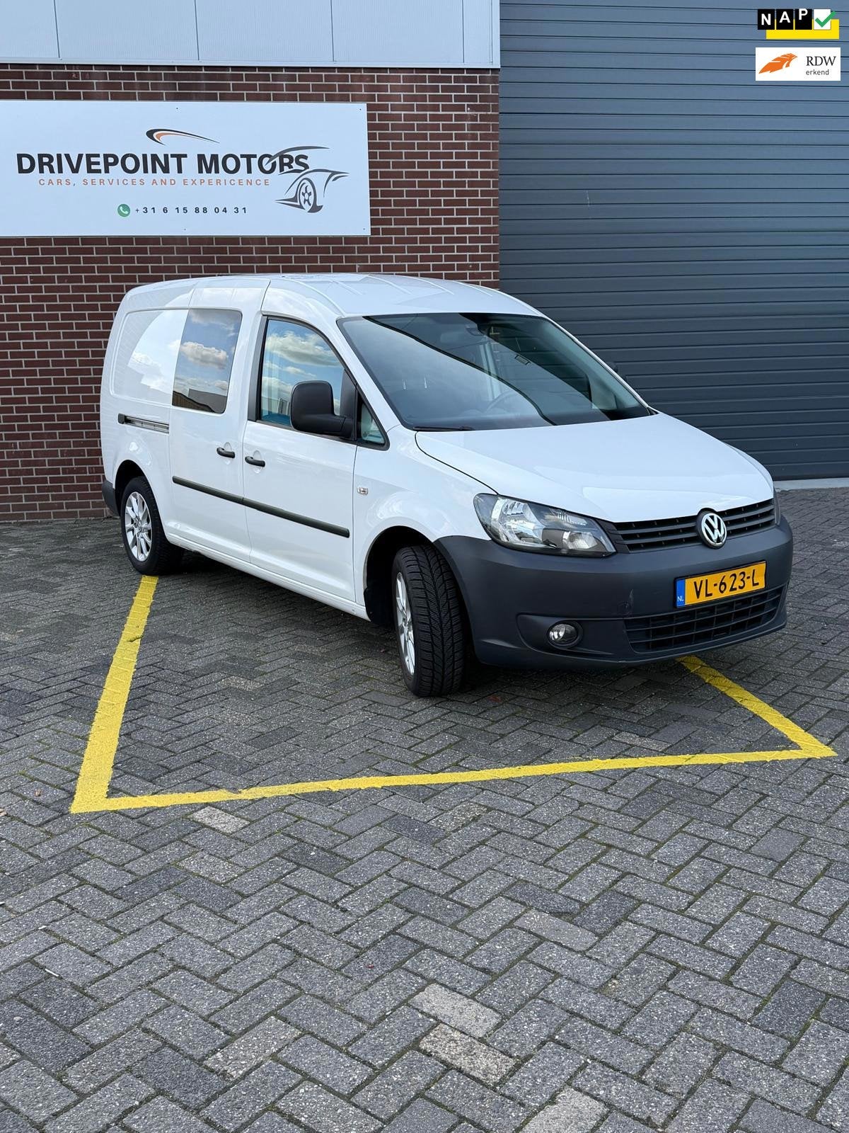 Volkswagen Caddy 1.6 TDI Maxi BMT| 2015|141.165 KM NAP|MARGE, Auto's, Voorwielaandrijving, Euro 5, Stof, Gebruikt