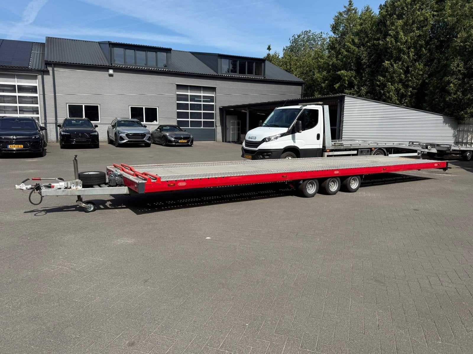 Ta-no N/A auto transporter incl elektrische lier, 3 asser., Gebruikt