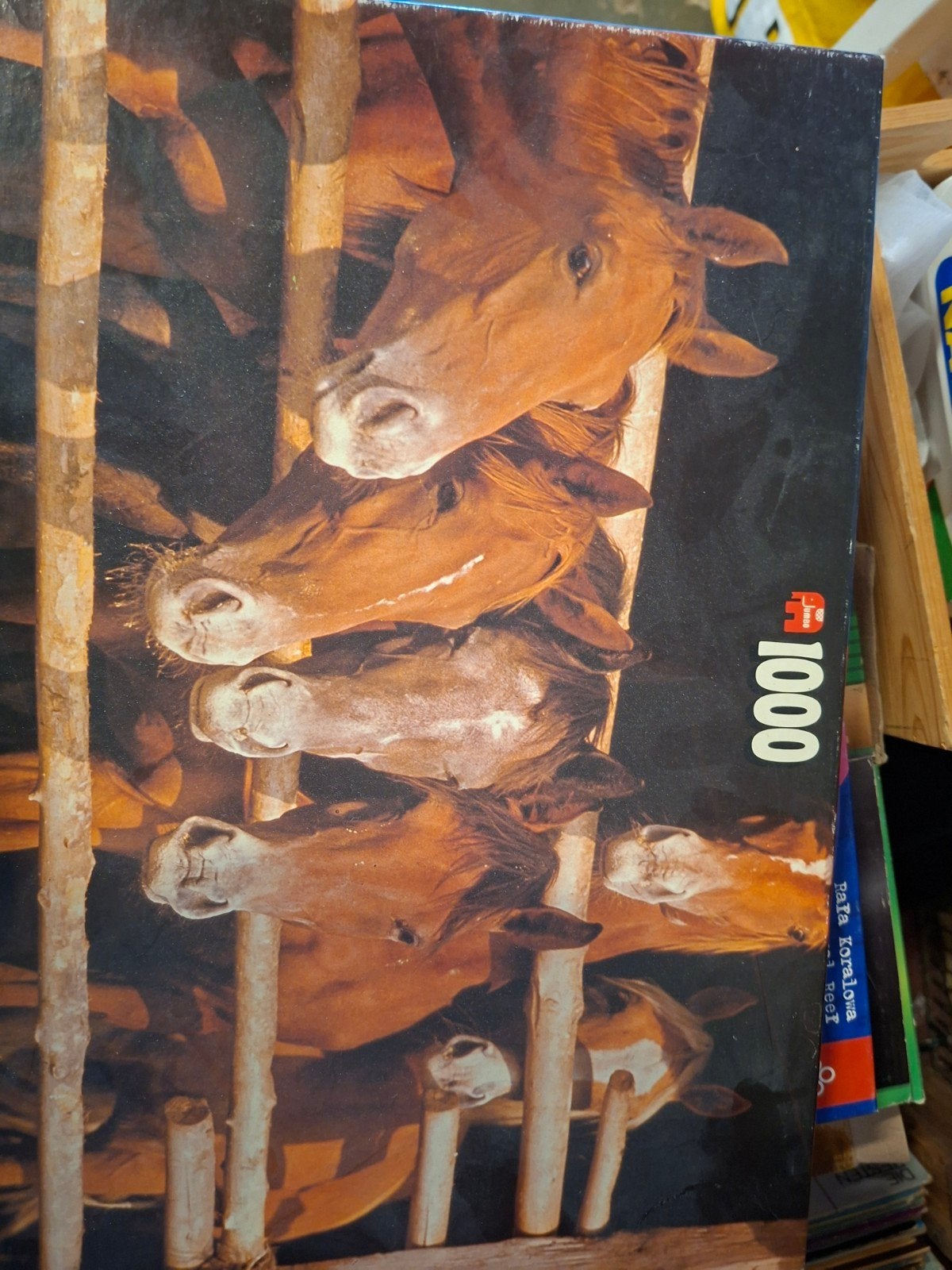 Nieuwe legpuzzel met paarden - 1000 stukjes, Ophalen of Verzenden, 500 t/m 1500 stukjes, Nieuw, Legpuzzel