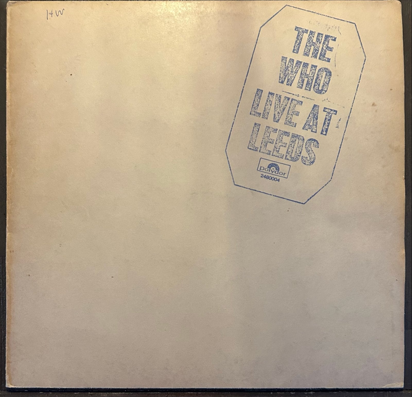The Who - Live At Leeds (Originele Persing), Cd's en Dvd's, LP, Rock, Gebruikt, Ophalen of Verzenden