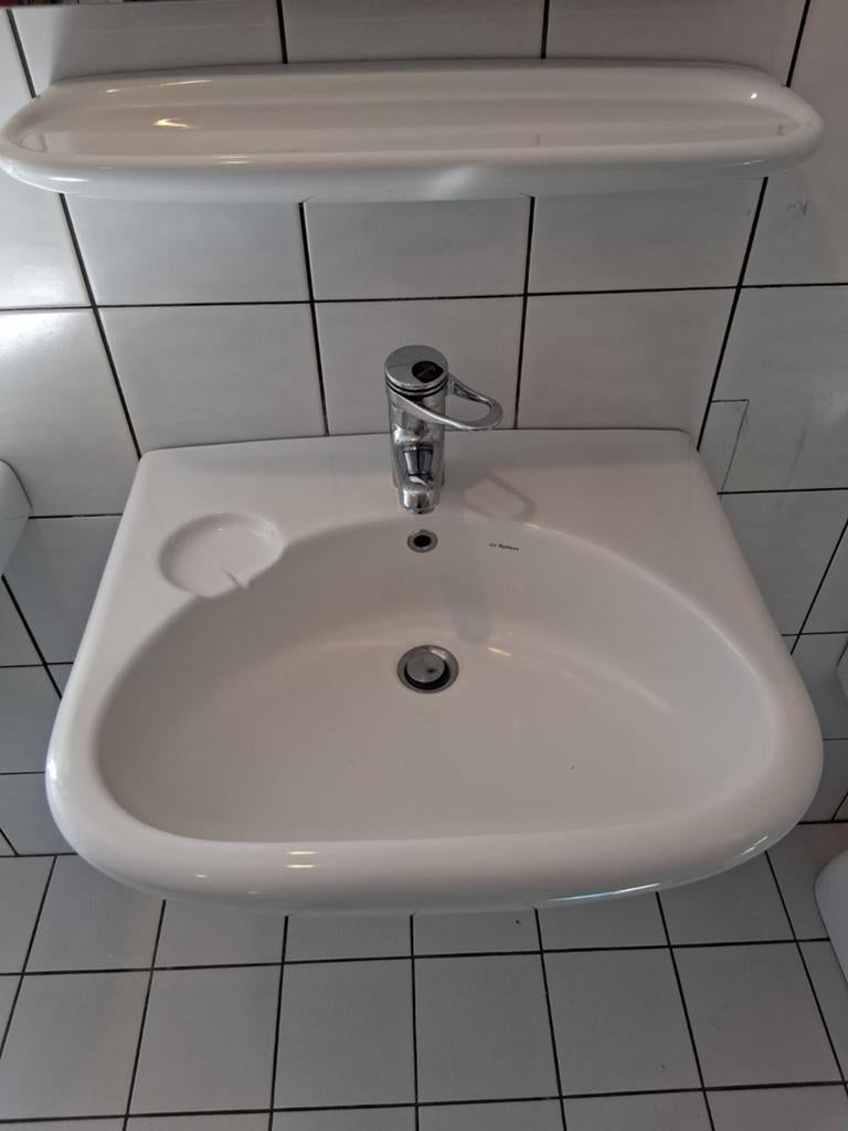 Sphinx wastafel 60 x 50. Met GROHE kraan. Sifon., Ophalen, Gebruikt, 50 tot 100 cm, Minder dan 100 cm