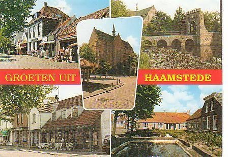 Ansichtkaart	Haamstede	5-luik, Verzenden, 1960 tot 1980, Gelopen, Zeeland