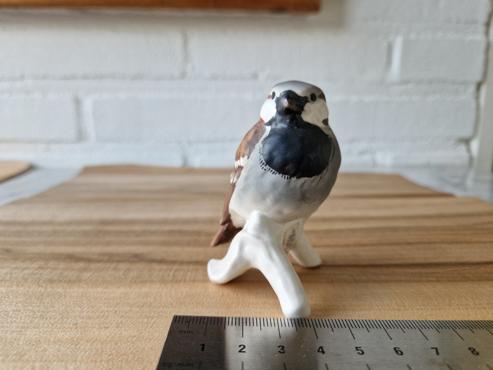 Goebel Sperling Sperrow Moineau Porseleinen Beeldje, Ophalen of Verzenden, Zo goed als nieuw, Vogel, Beeldje of Figuurtje