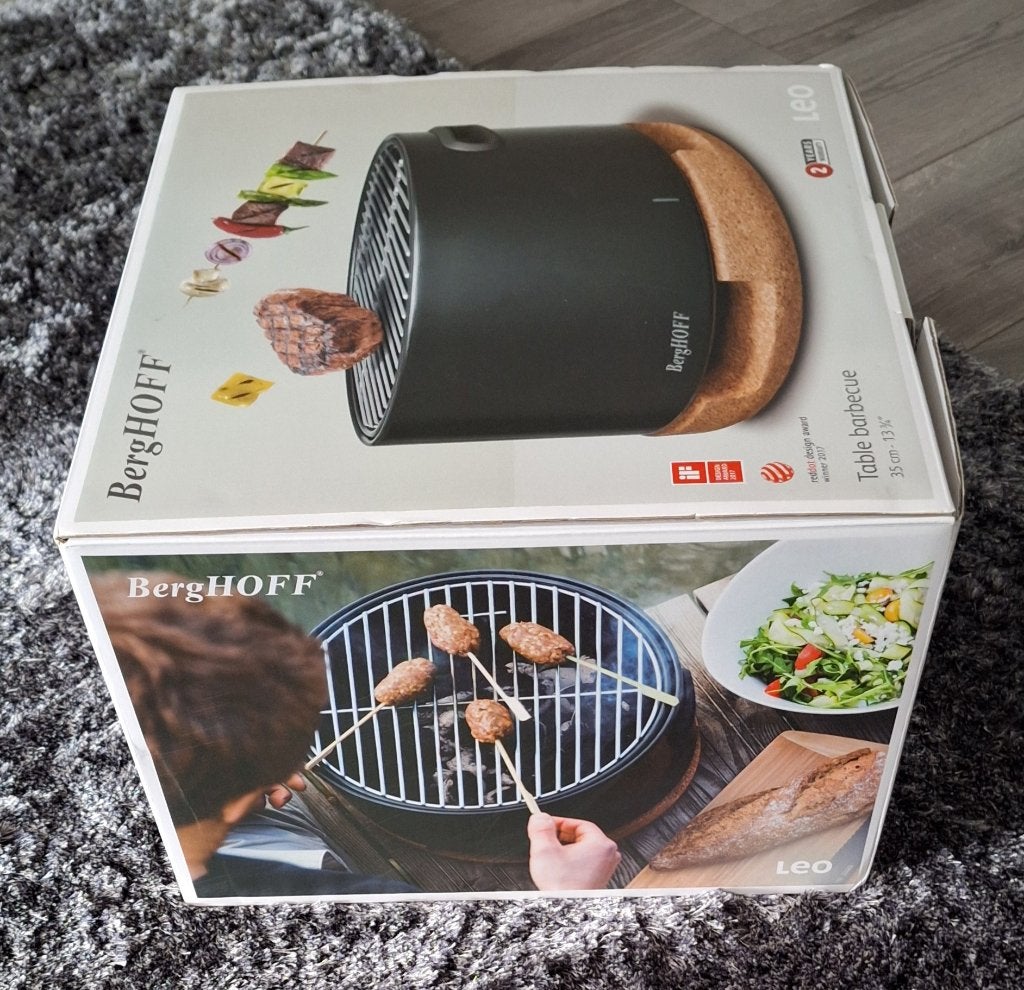Nieuwe BergHOFF Leo Studio Line Tafel BBQ zwart, Tuin en Terras, Houtskoolbarbecues, Ophalen, Nieuw, BergHOFF