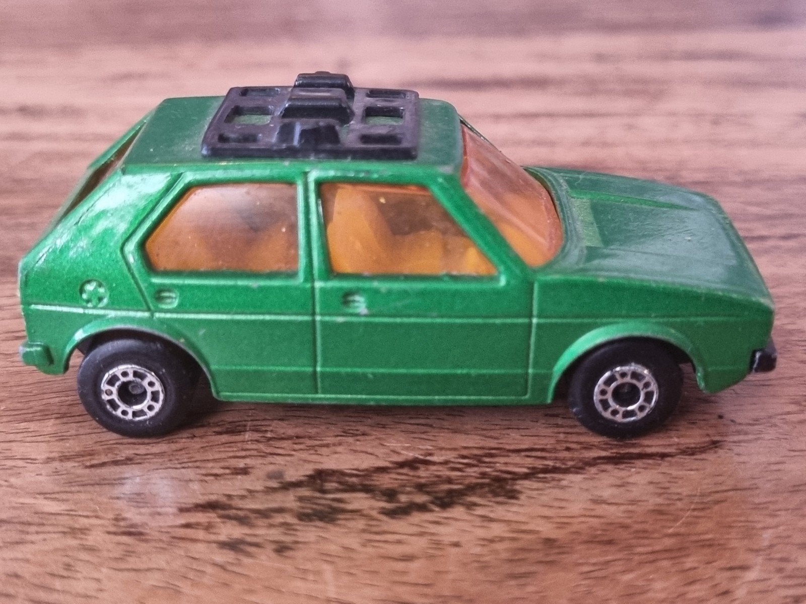 Matchbox Superfast No. 7 VW Golf 1976 - Groen Speelgoedauto, Ophalen of Verzenden, Gebruikt