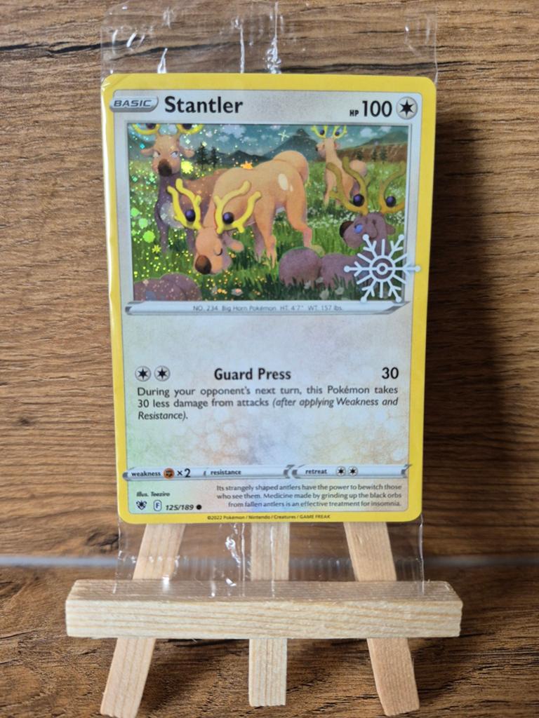Stantler Pokémon Kaart - 125/189 Mint, Ophalen of Verzenden, Zo goed als nieuw, Losse kaart