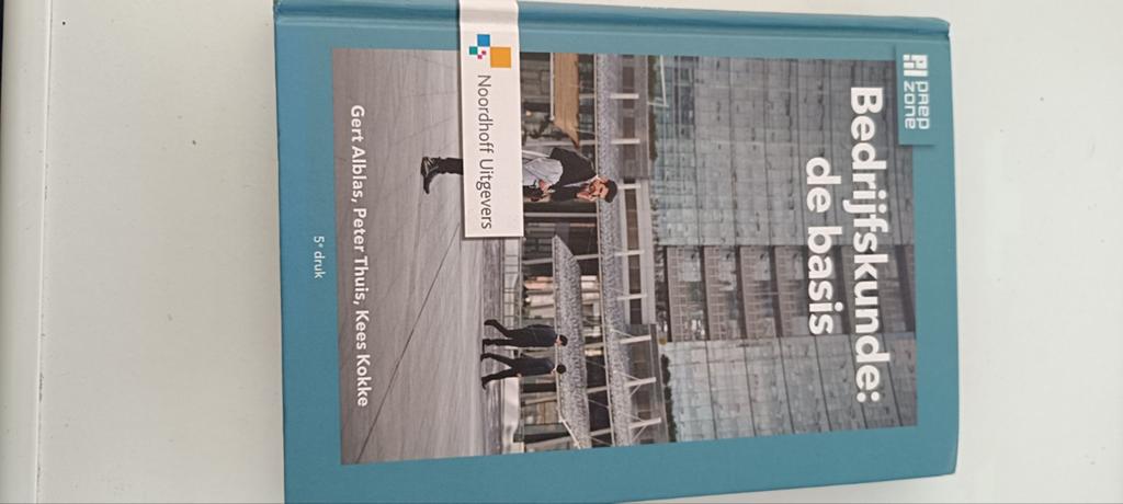 Bedrijfskunde de basis, Boeken, Ophalen of Verzenden, Zo goed als nieuw, Economie en Marketing