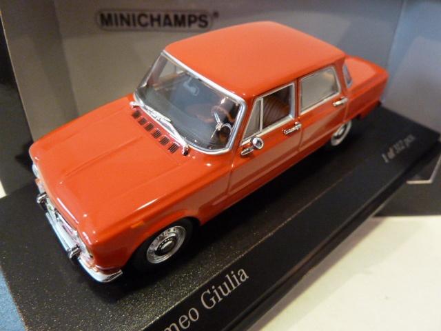Minichamps Alfa Romeo Giulia Rood RossoFarina 1970 400120907, Ophalen of Verzenden, Nieuw, Auto, MiniChamps