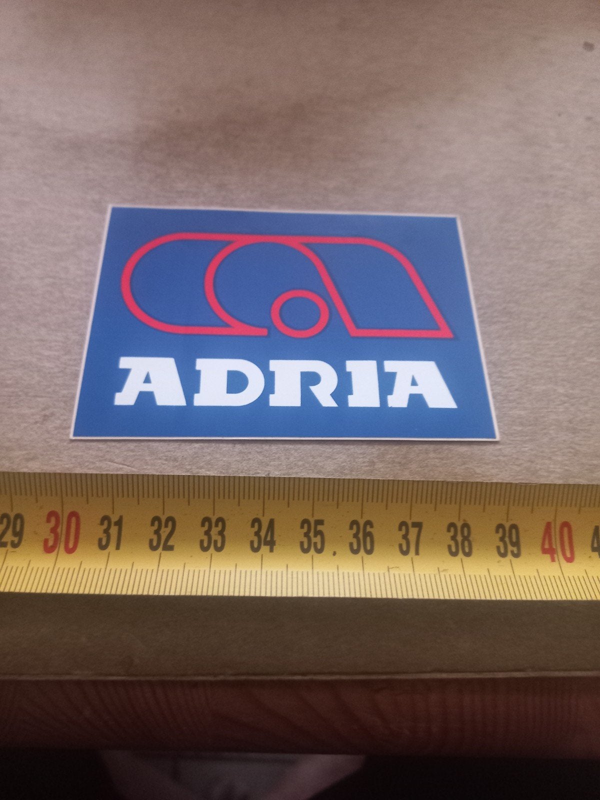 Adria sticker/logo voor caravan of camper, Ophalen of Verzenden, Nieuw