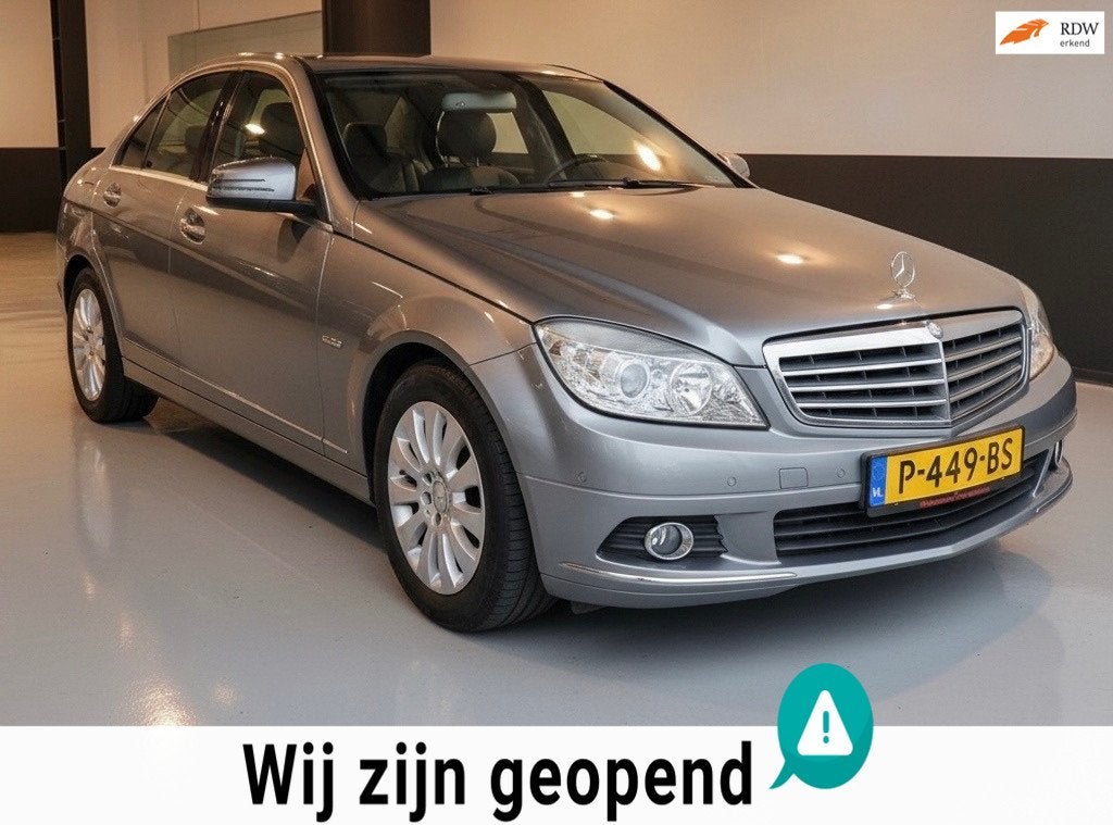 Mercedes-Benz C-klasse 180 K-automaat-met apk-nette auto, Achterwielaandrijving, Sedan, Euro 4, 750 kg