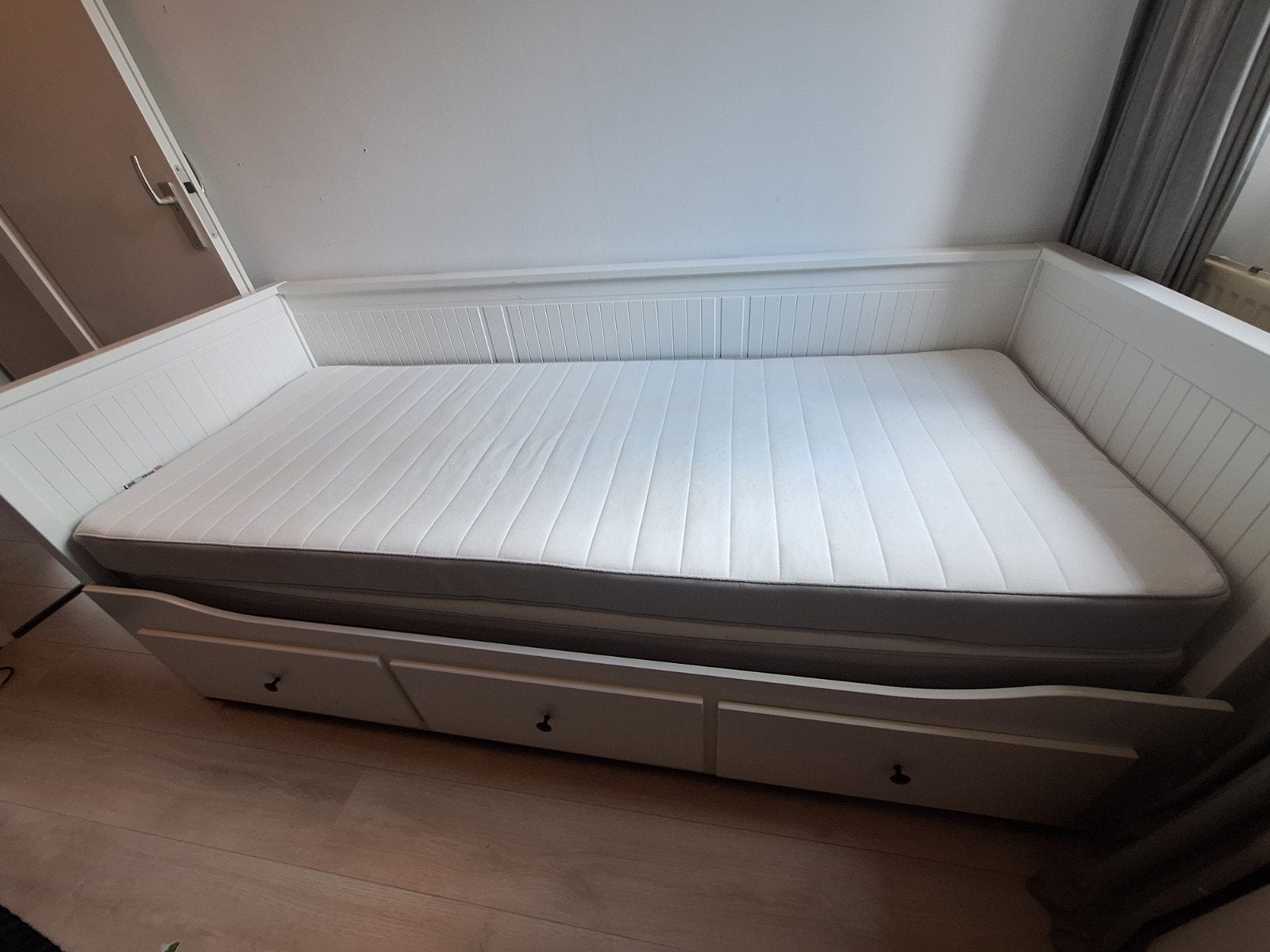 Ikea Hemnes Daybed (extendable), Ophalen, Tweepersoons, Wit, Hout