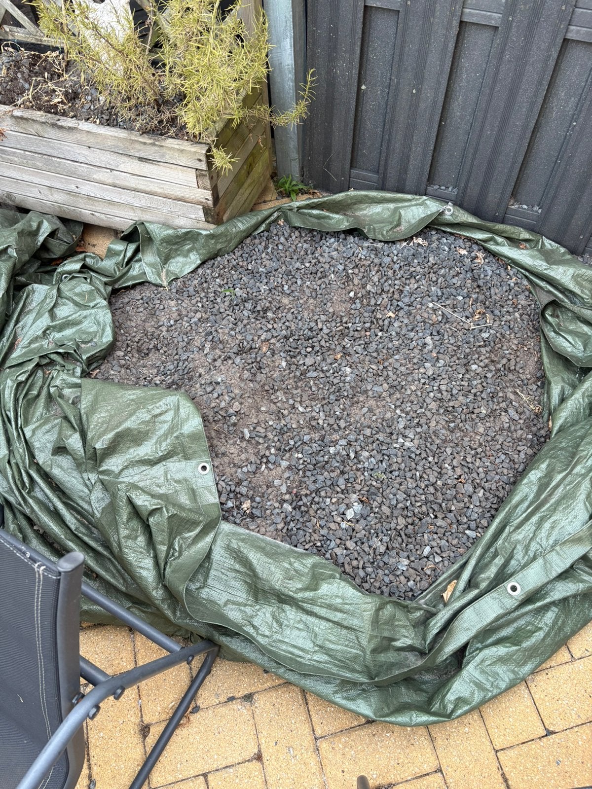 Grind  antraciet, Tuin en Terras, Grind, Keien en Split, Ophalen, Gebruikt, Antraciet, Split